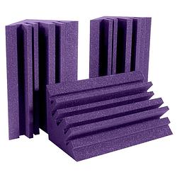 Foto van Auralex metrolenrd purple 30x30x61cm bass trap paars (4-delig)