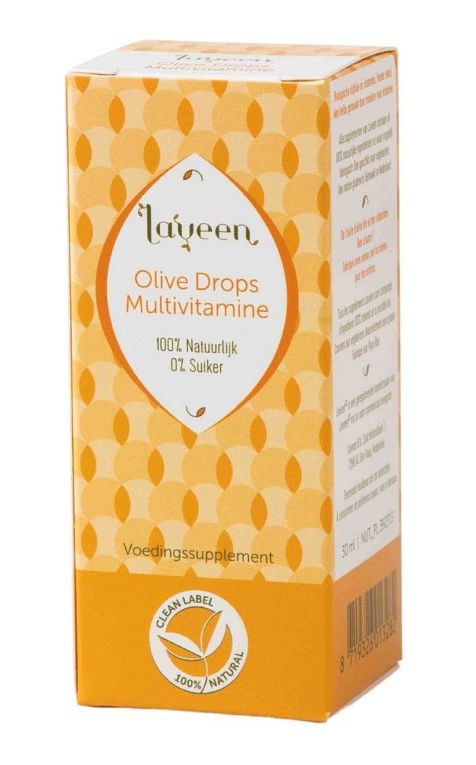 Foto van Laveen olive drops multivitamine