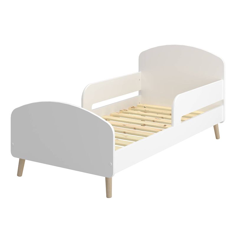 Foto van Gry kinderbed junior bed 70x140cm wit.