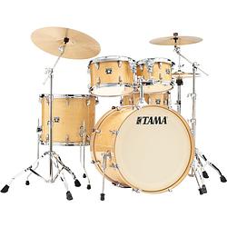 Foto van Tama cl52kr+h-gnl superstar classic gloss natural blonde 5d. drumstel incl. hardware