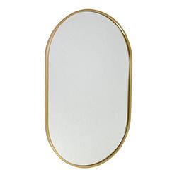 Foto van Fragix boston spiegel ovaal - goud - metaal - 80x50