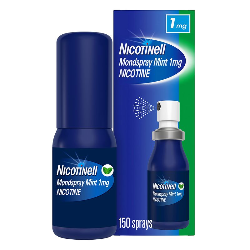 Foto van Nicotinell mondspray mint 1mg