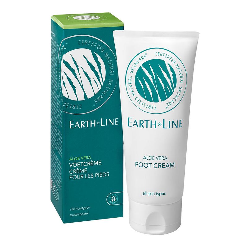 Foto van Earth line aloe vera voetcrème