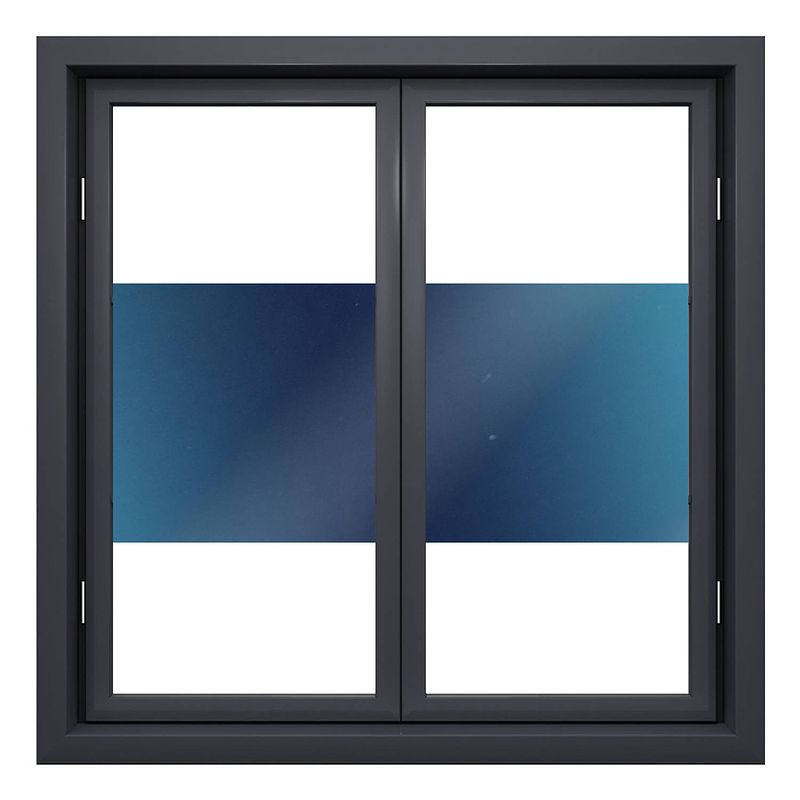 Foto van Wicotex raamfolie zonwerend- 90cm transp/blauw