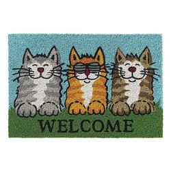 Foto van Deurmat ruco prt. welcome cats 40x60cm