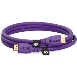 Foto van Rode hdmi cable 1.5m - purple