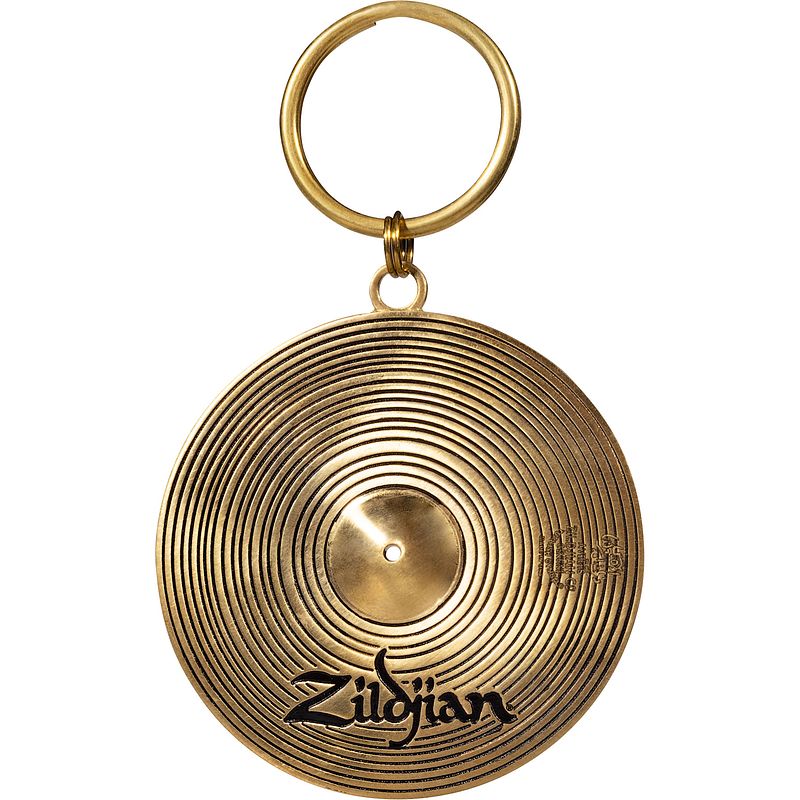 Foto van Zildjian cymbal key chain sleutelhanger met zildjian-logo