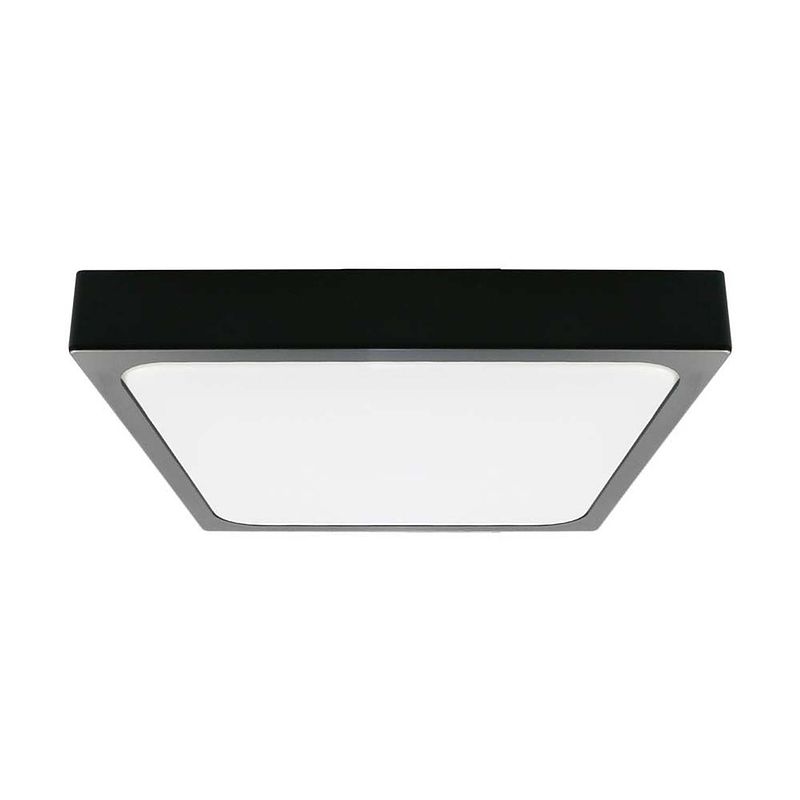 Foto van V-tac vt-8618s led plafondlamp met bewegingssensor - 18w - zwart -