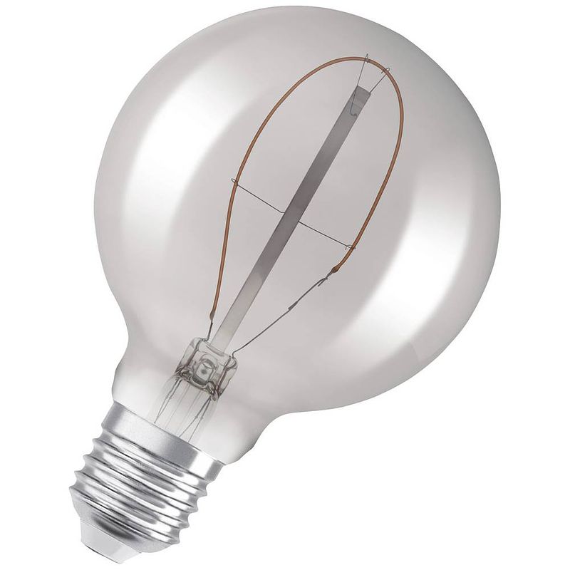 Foto van Osram 4058075760950 led-lamp energielabel g (a - g) e27 globe 3.4 w = 10 w warmwit (ø x h) 95 mm x 95 mm 1 stuk(s)