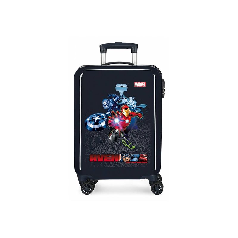 Foto van Avengers amour jongens abs koffer 55 cm 4 w blauw