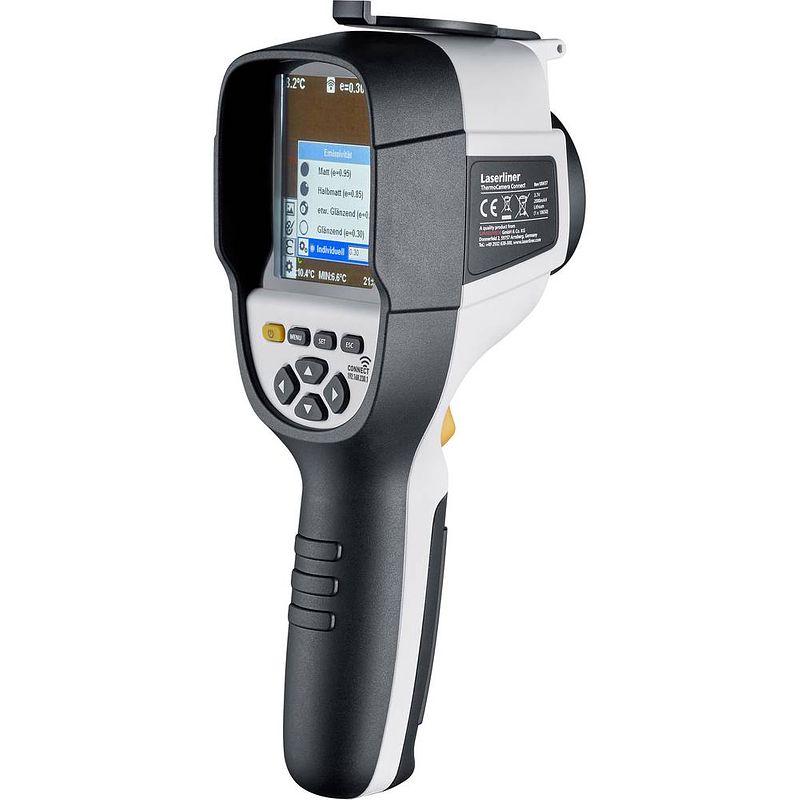 Foto van Laserliner thermocamera connect warmtebeeldcamera -20 tot 350 °c 220 x 165 pixel 9 hz geïntegreerde digitale camera