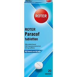 Foto van Roter paracof tabletten 500mg / 50mg