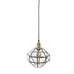 Foto van Steinhauer pimpernel hanglamp brons kapbreedte: 20 cm