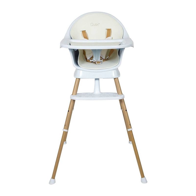 Foto van Quax kinderstoel ultimo 3 luxe white naturel