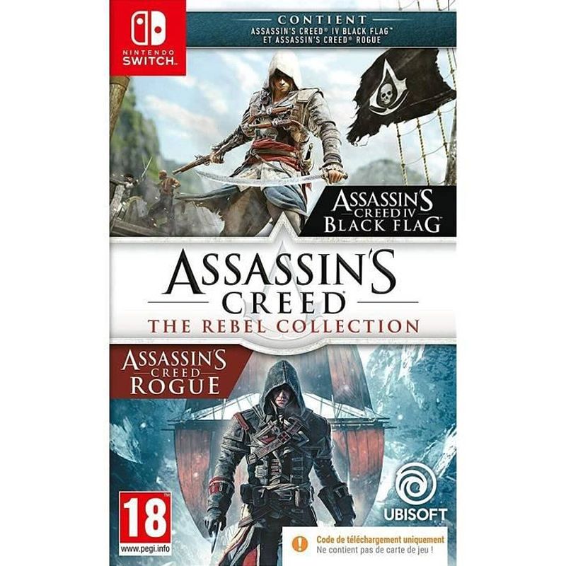 Foto van Assassin's creed - rebel collection (code in de doos) switch-game