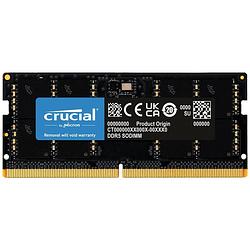 Foto van Crucial ct32g48c40s5 werkgeheugenmodule voor laptop ddr5 32 gb 1 x 32 gb 4800 mhz 262-pins so-dimm cl40 ct32g48c40s5