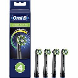 Foto van Oral-b opzetborstels crossaction zwart (4 stuks)