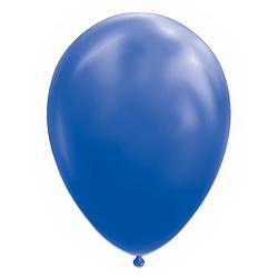 Foto van Wefiesta ballonnen 30 cm latex donkerblauw 10 stuks