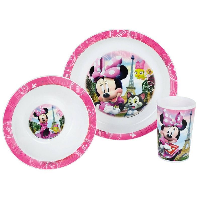 Foto van Lunchset minnie mouse voor kinderen - serviessets