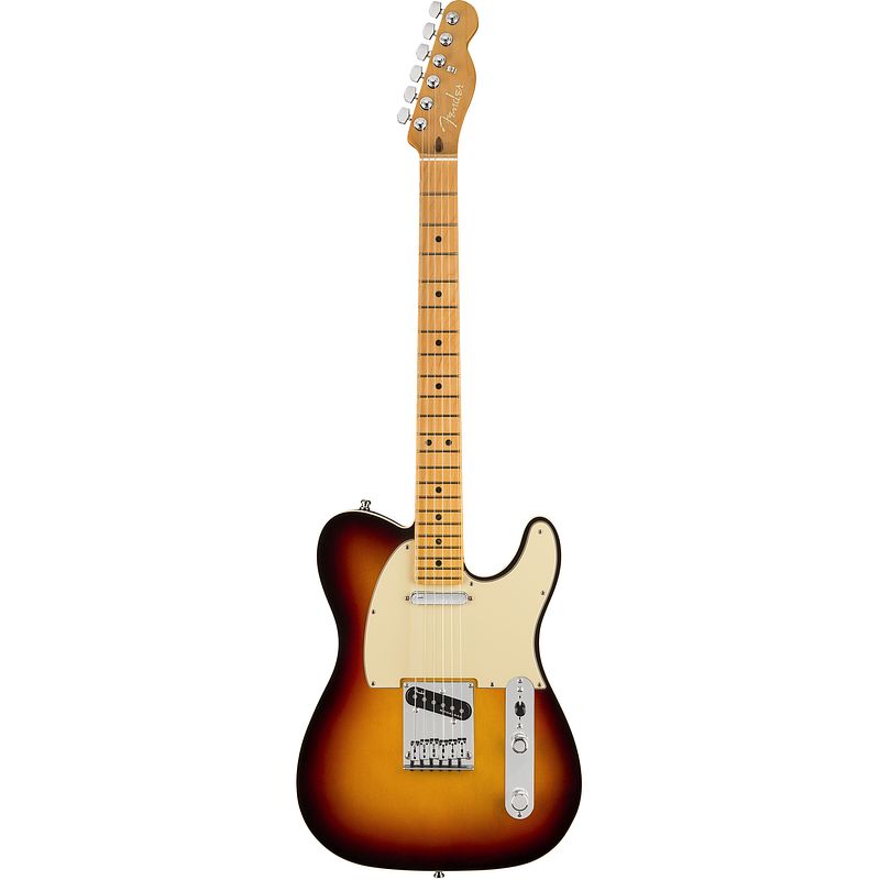 Foto van Fender american ultra telecaster ultra burst mn met koffer