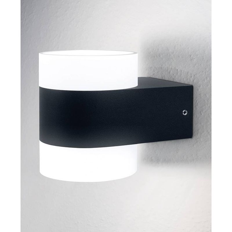 Foto van Ledvance endura® style updown puck l 4058075205567 led-buitenlamp (wand) donkergrijs