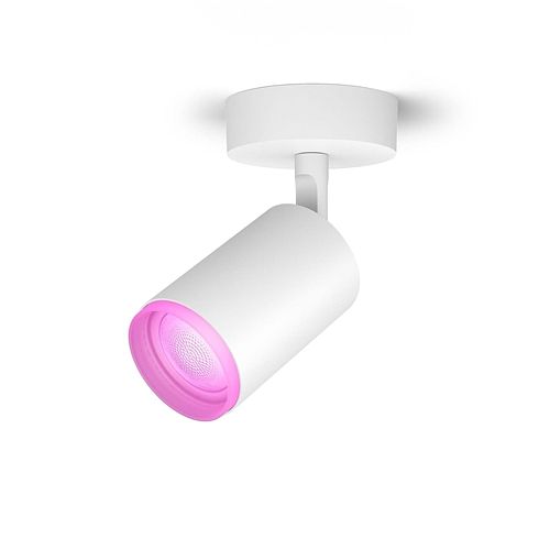 Foto van Philips hue fugato 1-lichts spotbalk wit en gekleurd licht wit