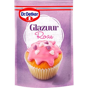 Foto van Dr. oetker glazuur roze 125g bij jumbo