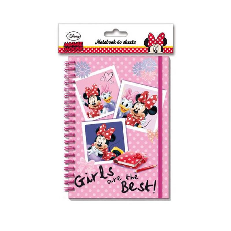 Foto van Disney notitieboekje minnie mouse junior a5 papier roze