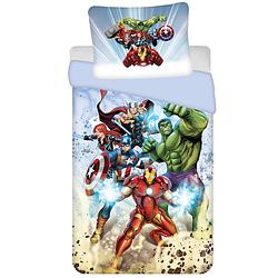 Foto van Marvel avengers dekbedovertrek fight - eenpersoons - 140 x 200 cm - polyester