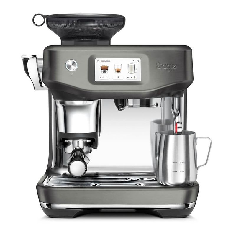 Foto van Sage the barista touch impress espresso apparaat zwart