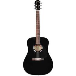 Foto van Fender cd-60 v3 black wn akoestische westerngitaar met koffer