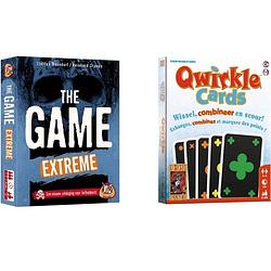 Foto van Spellenbundel - kaartspel - 2 stuks - the game extreme & qwirkle