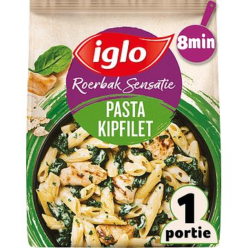 Foto van Iglo roerbak sensatie pasta kipfilet boursin 450g bij jumbo