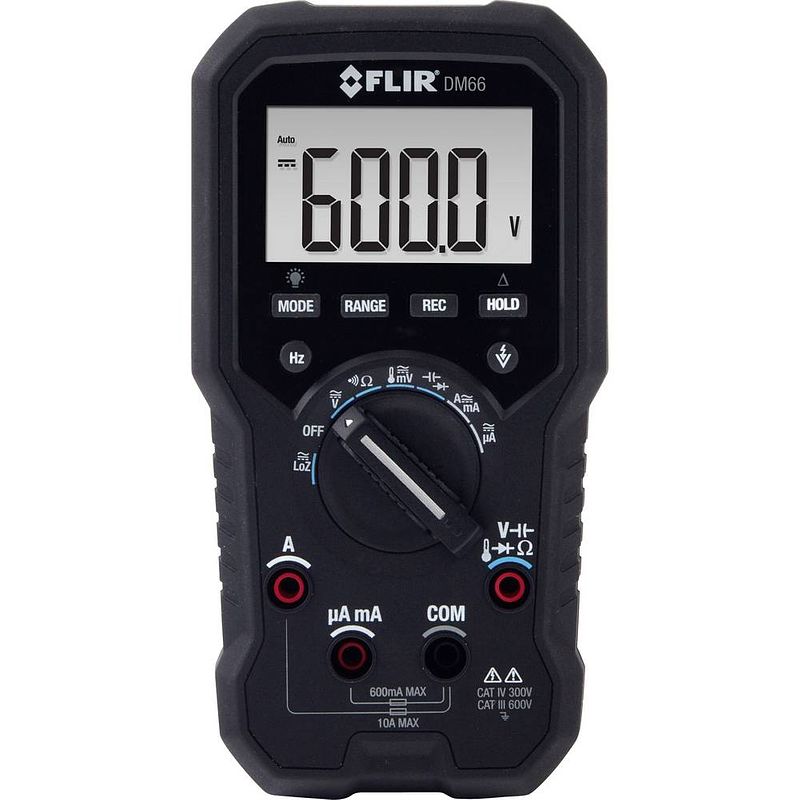 Foto van Flir dm66 multimeter digitaal cat iv 300 v, cat iii 600 v