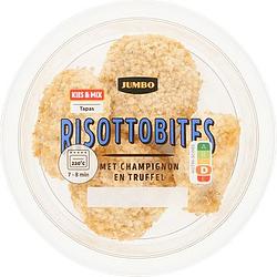 Foto van Jumbo risotto bites truffel champignon 90g aanbieding bij jumbo | 3 voor 6.00