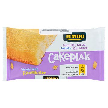 Foto van Jumbo cake plakjes 4 stuks x 60 g verpakt