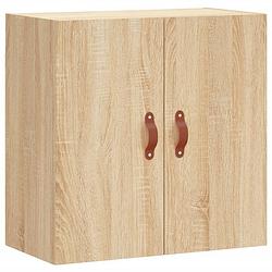 Foto van Vidaxl wandkast 60x31x60 cm bewerkt hout sonoma eikenkleurig