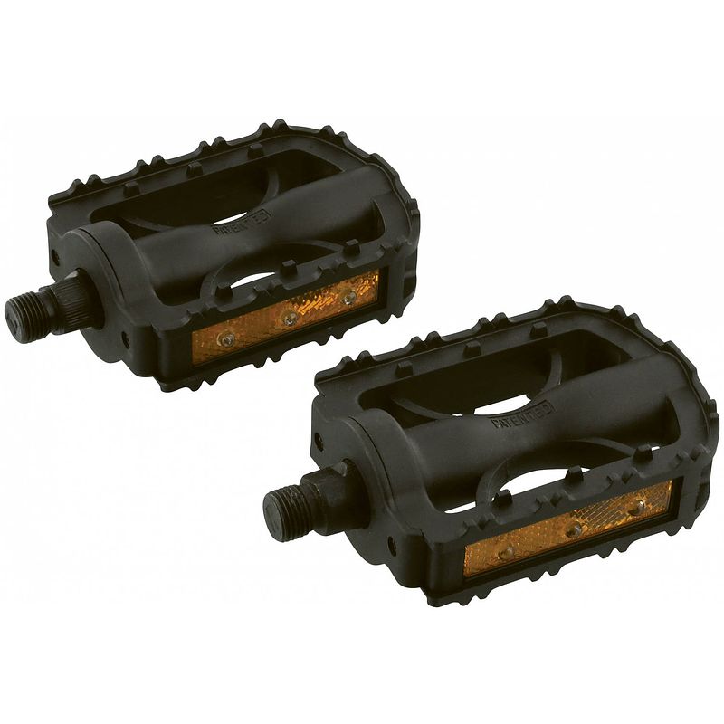 Foto van Simson platformpedalen led-verlichting 9/16 inch zwart 2 stuks