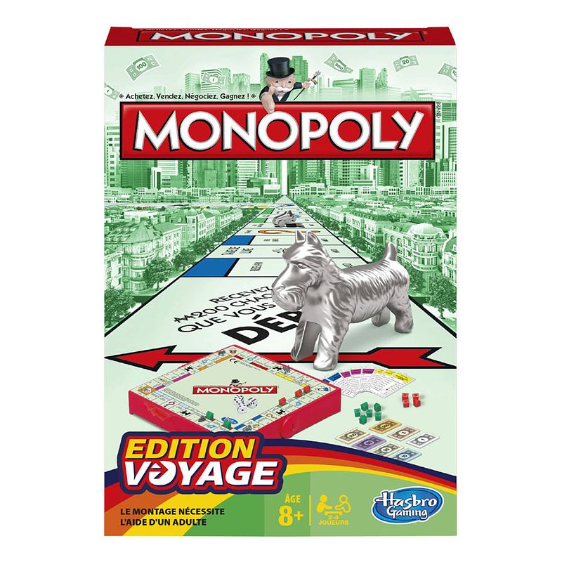 Foto van Reiseditie monopoly gezelschapsspel