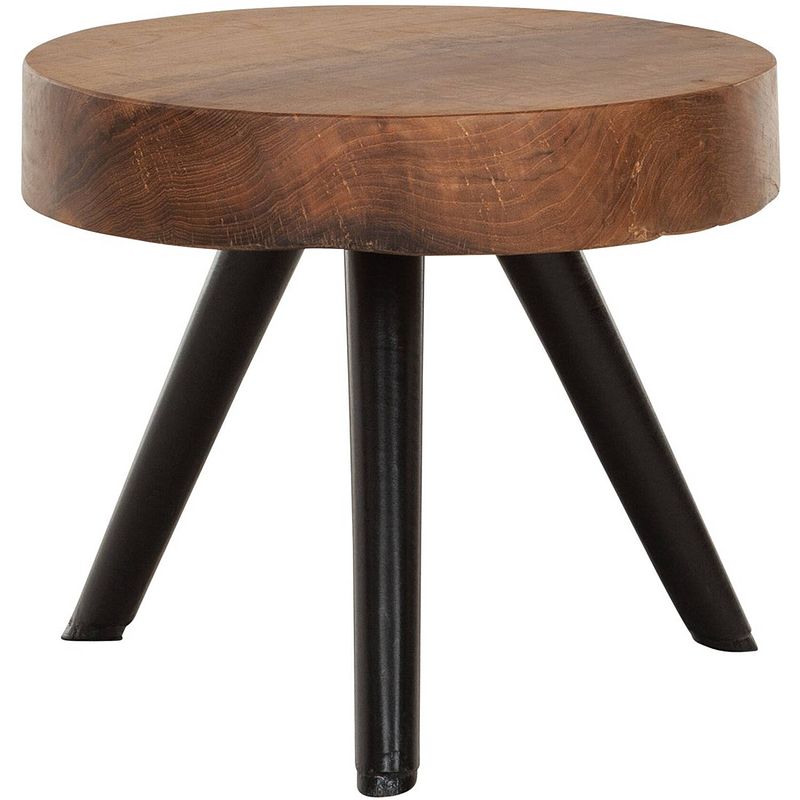 Foto van Must living coffee table disk small, 3 legs, 10 cm top,± 35xø40 cm,...