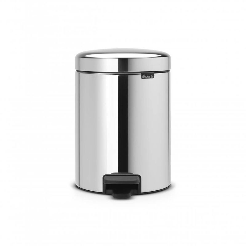 Foto van Brabantia newicon pedaalemmer met metalen b.e. 5 l - brilliant steel