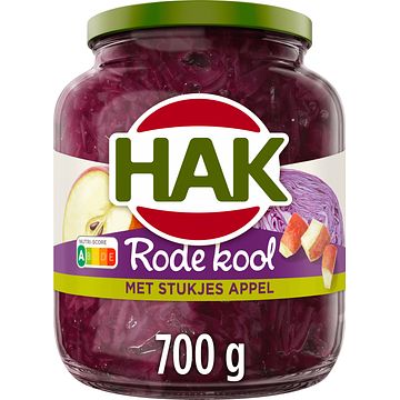 Foto van Hak rode kool met stukjes appel 700g bij jumbo