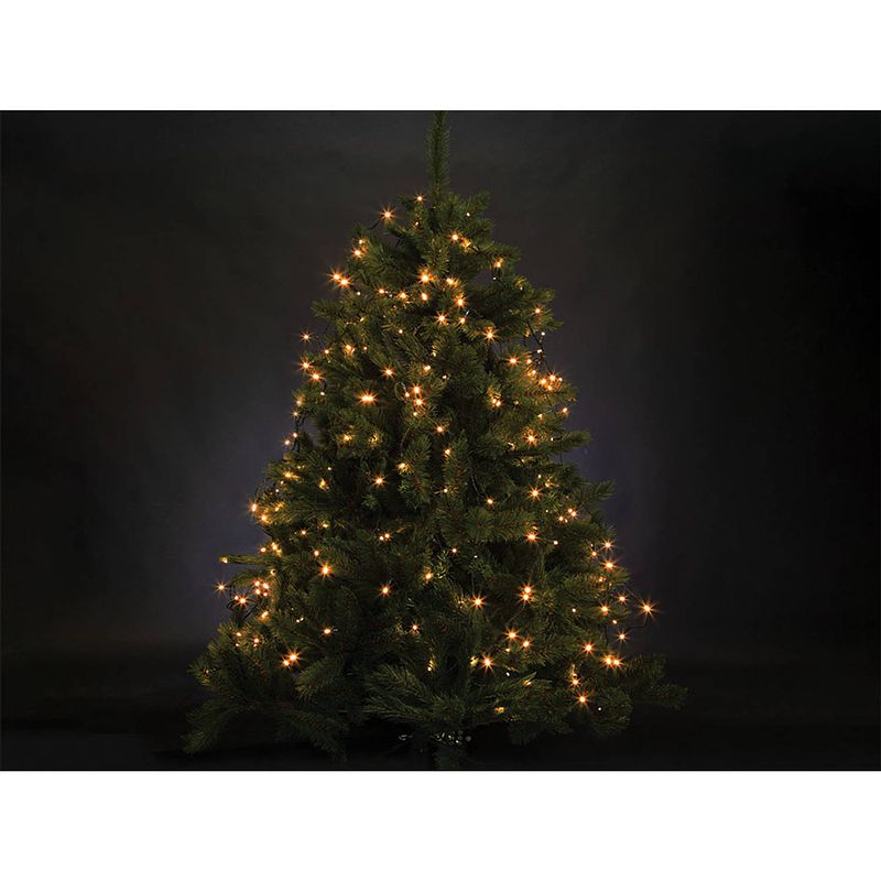 Foto van Vellight kerstverlichting - voor kerstbomen tot 180 cm - 220 led's - arizona wit - binnen & buiten