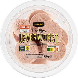 Foto van Jumbo plakjes leverworst 175g aanbieding bij jumbo | 3 voor 6.00