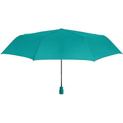 Foto van Perletti mini-paraplu dames 99 cm automatisch polyester aqua