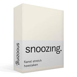 Foto van Snoozing stretch flanel hoeslaken