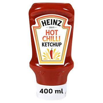 Foto van Heinz tomaten ketchup hot chili 400ml bij jumbo