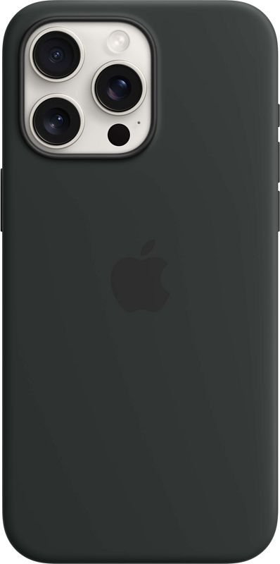 Foto van Apple iphone 15 pro max back cover met magsafe zwart