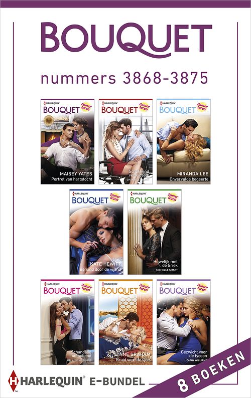 Foto van Bouquet e-bundel nummers 3868 - 3875 (8-in-1) - cathy williams - ebook (9789402530209)