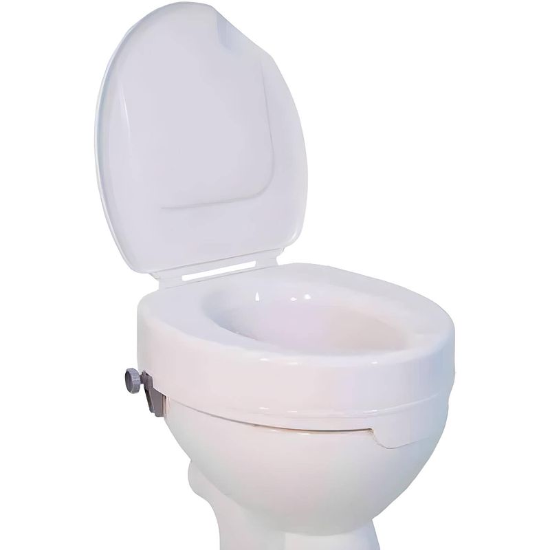 Foto van Careline toiletverhoger met deksel - zithoogte 5 cm